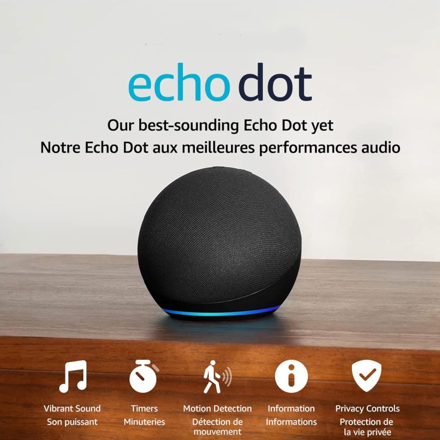 Echo Dot (5th Gen, 2022 release) Smart speaker with Alexa