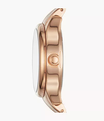 Fossil Modern Sophisticate Three-Hand Rose Gold-Tone Stainless Steel Watch