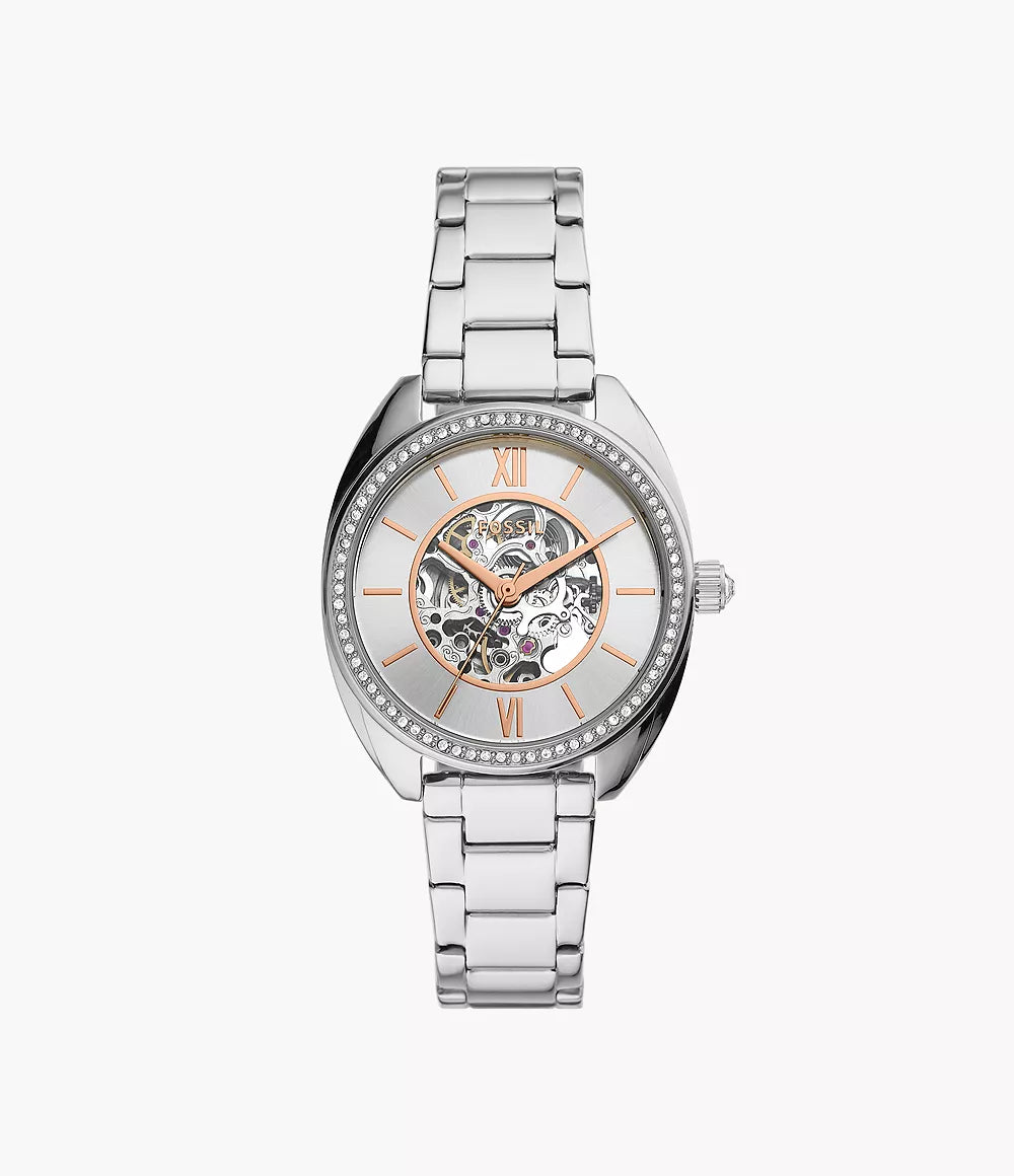Fossil Vale Automatic Stainless Steel Watch