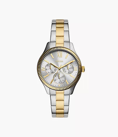 Fossil Rye Multifunction Two-Tone Stainless Steel Watch