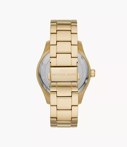 Michael Kors Three - Hand Gold Tone Watch