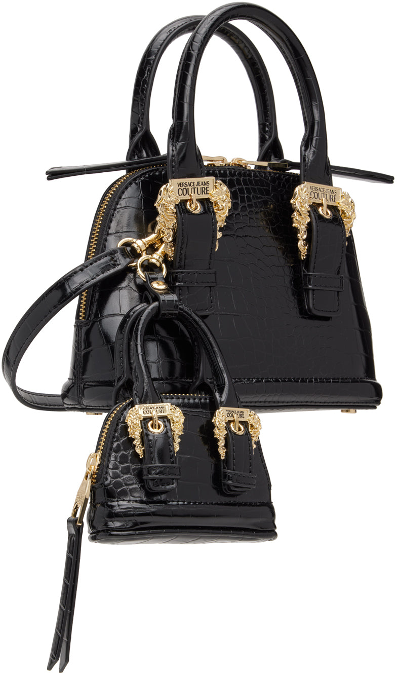 Versace Jeans Couture buckle-detail Black bag